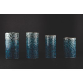 Breaker Ceramic Guitar Slide Bundle – Handmade Ocean Wave-Inspired Crackle Glaze (Medium)