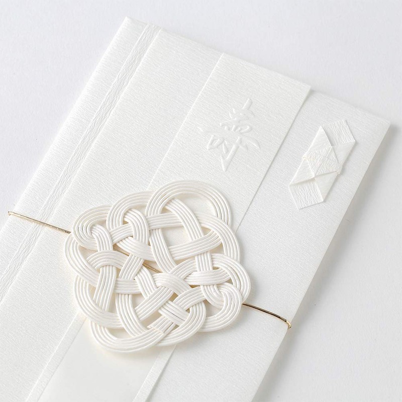 Midori 25445006 Gold Seal Bag, Wedding Gift, White