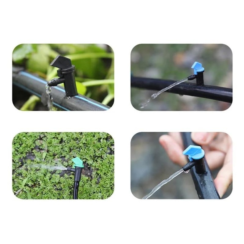 Professional Grade Drip Emitter Garden Flag Irrigation Dripper - Fits