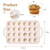 Biubumtu 2 Pack Silicone Muffin Pan, 24-Cup Silicone Cupcake Pan