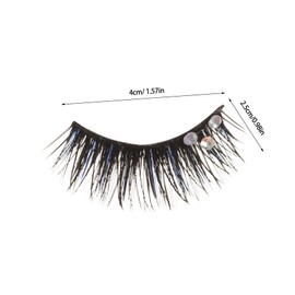 FOMIYES 5pairs Natural-looking Fake Eyelashes for Women Lightweight Easy to Wear for Stage Makeup and Daily Use Includes of Curved Dramatic Lashes