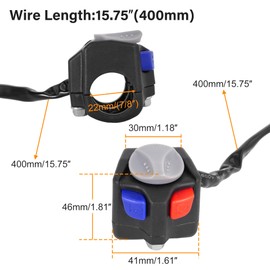 3 Button Dirt Bike Start Switch Engine Stop Button Kill Switch for EXC EXC-F EXC-TPI FE FX TE TX EC Rally -Ride XC-W SC/SMC SXC Super Enduro 125-690