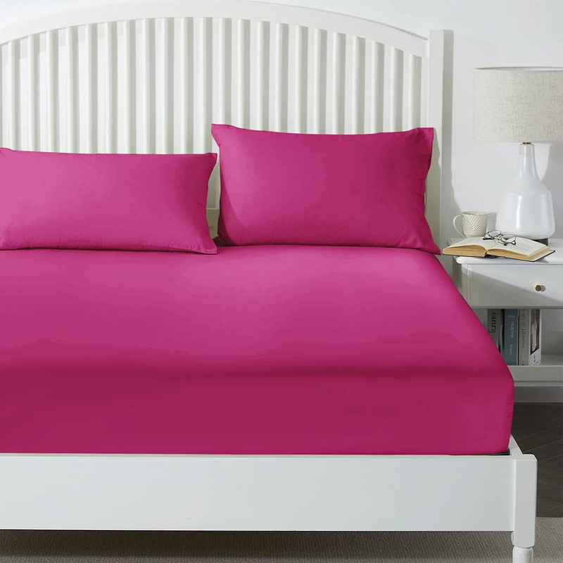 Yorkshire Bedding 25 Cm Fitted Bed Sheets - Super Soft