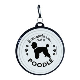 Travel Dog Bowls - Collapsible Bowl - Large Dogs (Poodle)