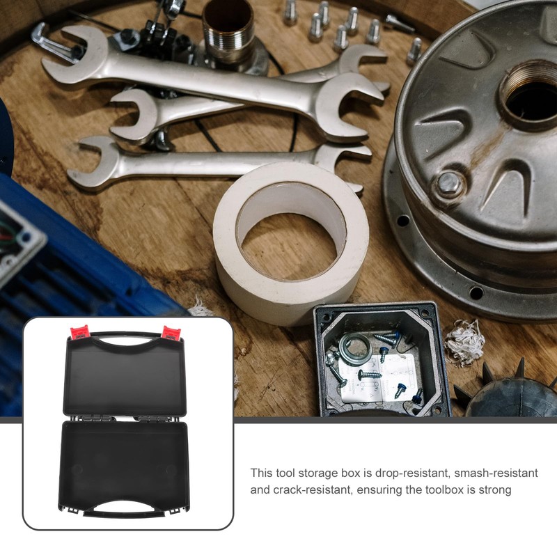 Angoily Plastic Carry Case Small Hard Case Tool Carry Box