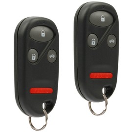 Car Key Fob Keyless Entry Remote fits 1997-2001 Honda CR-V / 2000-2009 Honda S2000 (E4EG8DJ), Set of 2