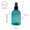 Xena Envase Plastico Atomizador Negro Campana 250 Ml Colores X