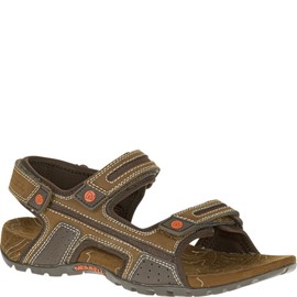 Merrell Men's Sandspur Oak Sandal, Dark Earth, 14 Medium US