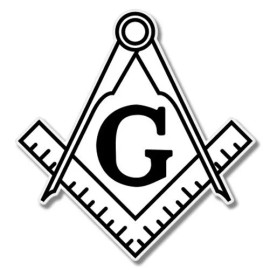 AK Wall Art Masonic Freemason Compass Car Laptop Phone Vinyl Sticker  - SELECT SIZE - (B) Regular: 5"