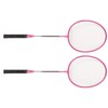 Badminton Rackets Iron Alloy Lightweight Badminton Racquets with 3 Balls