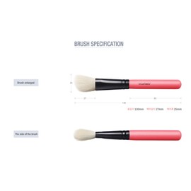 Mustaev Easy Angled Contour Blusher Brush So Pink BNS / 머스테브 이지고 앵글드 컨투어 블러셔 브러쉬 쏘핑크 BNS