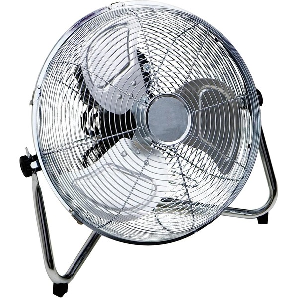 BARGAINS-GALORE NEW 18" CHROME HIGH VELOCITY INDUSTRIAL 3 SPEED FREE STANDING FAN TILTING PORTABLE INCH POWERFUL | SUMMER | FOR OFFICE & HOME