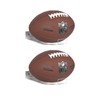 2 Pcs Football Display Stand Clear Football Holders for Display