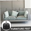 COHEALI 4pcs Adjustable Rubber Feet Levelers for Heavy Duty Furniture