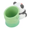 Panda Bamboo Pen Holder Cute Shape Large Capacity Resin Multipurpose
