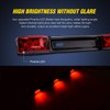 Nilight TL-11 1PC Red 9 LED ID Bar Marker Tail