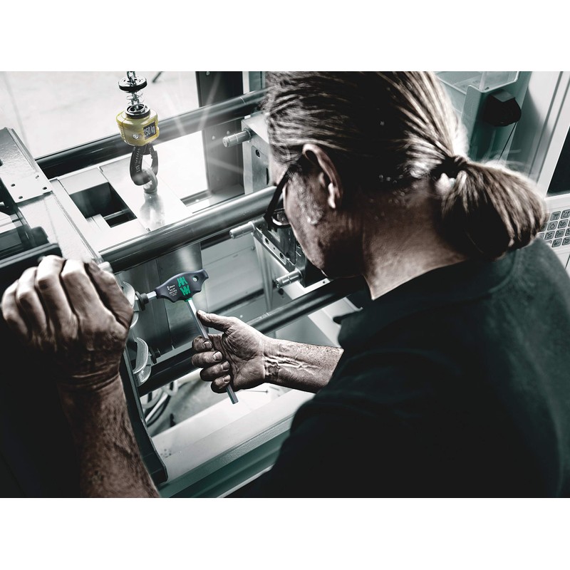 Wera 05023334001 454 HF T-Handle Hexagon Screwdriver Hex-Plus with Holding