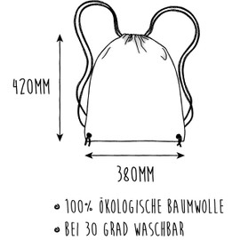 Mr. & Mrs. Panda Avocado Party Sports Bag, cream-coloured