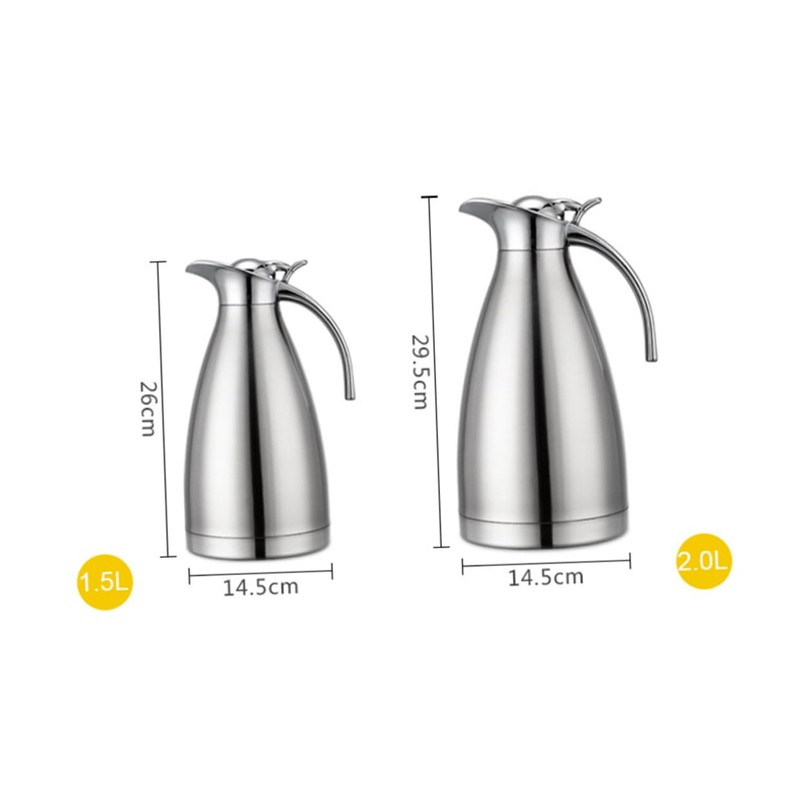 MAGICLULU Stainless Steel Thermal Bottle 1.5l Vacuum Insulated Pot for