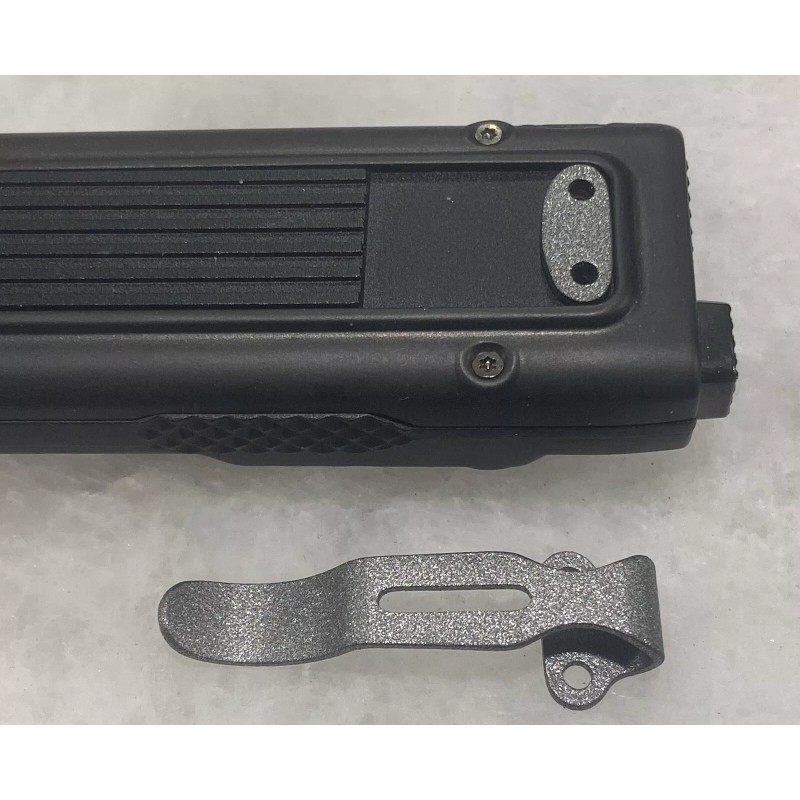 DH Gun Metal Gray Deep Pocket Clip W/Filler Tab For
