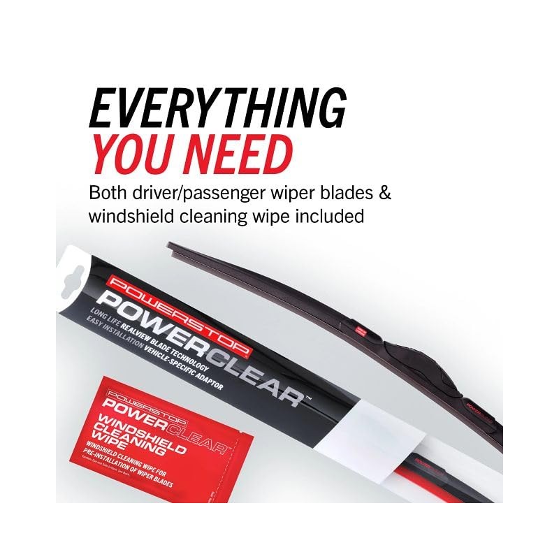 POWERSTOP PowerClear – PCK-2616-3 - Front 26" + 16" Windshield