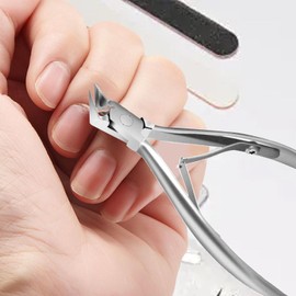 Thick Toenail Clippers,Stainless Steel Pointed Tip Ingrown Nail Cutter - Ingrown Toenail Tool, Wide Jaw Toe Nail Cutter for Men & Women