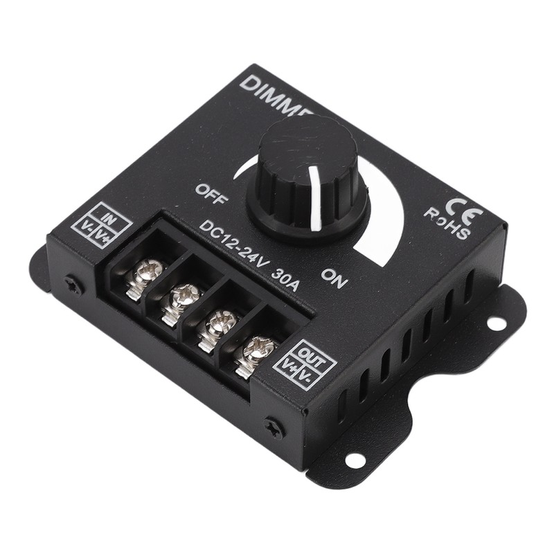 LED Dimmer Single Channel PWM Lighting Stepless Dimming Controller for