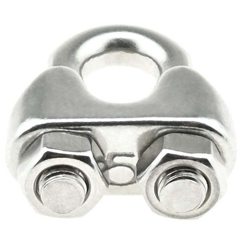 NOTRICKT WRC-04 M5 ワイヤーロープクリップ ステンレス鋼, ワイヤロープの端末加工に用 [10本入]