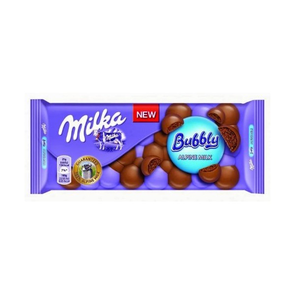 Milka Bubbly Alpine Milk 100g (10-pack)
