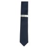 ALFANI Mens Tie Navy Blue Solid Geometric 2.75 Slim Narrow