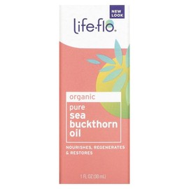 Life-flo (Life-flo Health) Pure Sea Buckthorn Oil, 1 fl oz (30 ml), 1 fl oz, 1 x 30 ml / Life-flo (라이프 플로 헬스) 순수 산자나무 오일 30ml(1fl oz), 1 액상 온스, 1개, 30ml