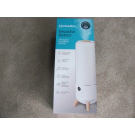 HoMedics Breathe Better Cool Mist Ultrasonic Top-Fill Humidifier w/ Aromatherapy