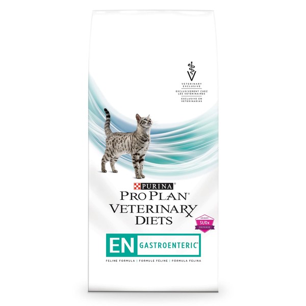 Purina Pro Plan Veterinary Diets EN Gastroenteric Feline Formula Dry Cat Food, 6 lbs.