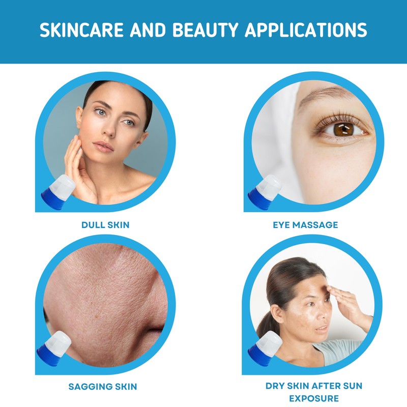 CryoCup - Set of 2 Blue Ice Massage Tools