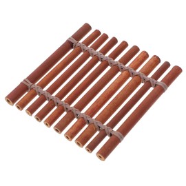 TEHAUX Bamboo Props Traditional Musical Instrument Woodwind Instrument for Beginners Teaching Instrument Pan Flute for Beginner Cinnamon Sticks for Crafting Pan Pipes Japanese Pipe Brown