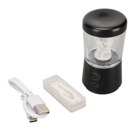 Contact Lens Cleaner USB Charging Automatic Portable Tear Proteins Removal Long Lasting Soft Lens Cleaning Machine Black