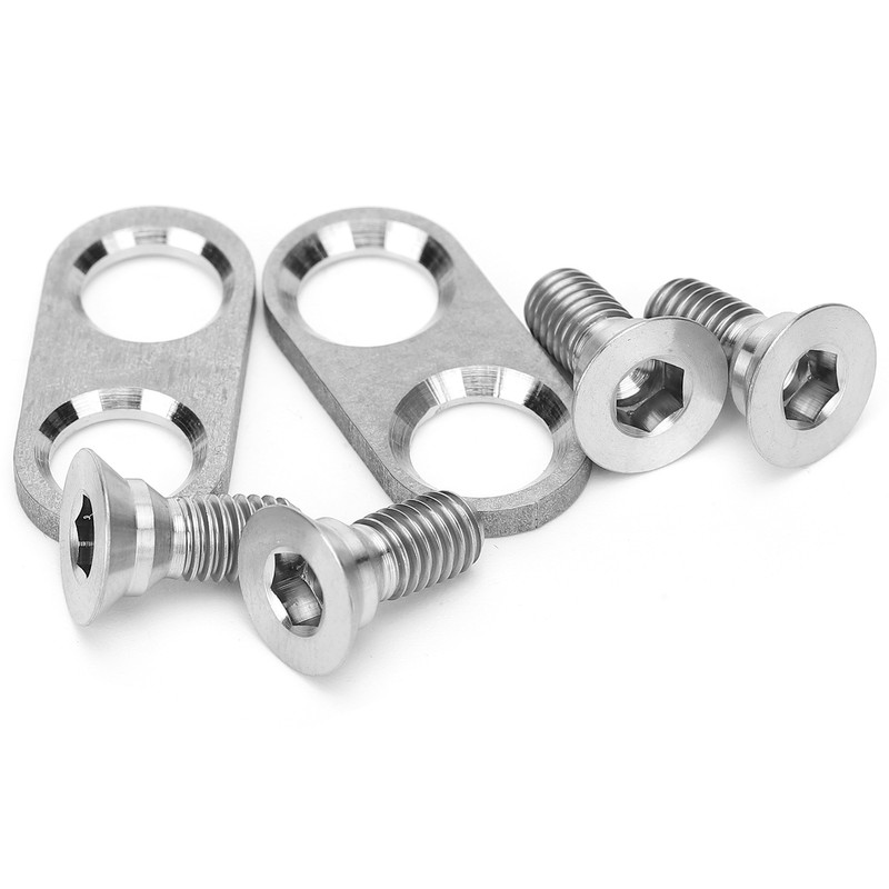 Mountain Bike Pedal Cleats Mounting Screws and Washers Titanium Alloy