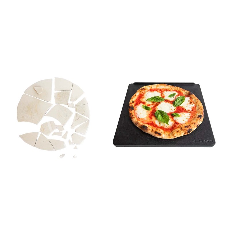 NerdChef Speed Steel - High Performance Pizza Baking Stone |