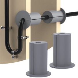 Mity rain 2PCS Wall Grommets for Starlink Cable, Accessories Compatible with Starlink Mount for Streaming Organizing Protecting Cords, Feed-Through Bushings for 1 inch Hole Routing Kit