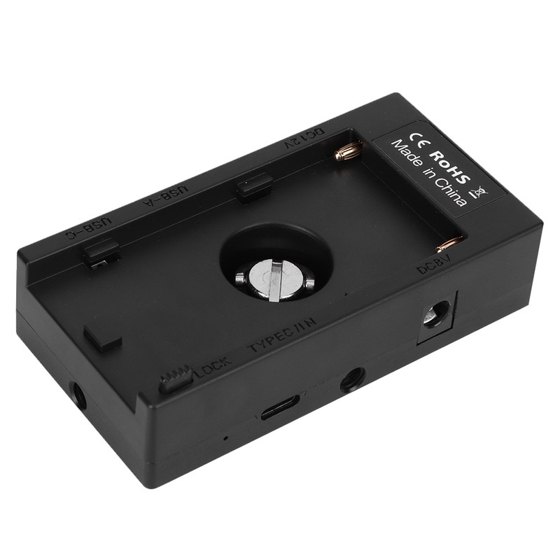 F01AF970 Plastic Alloy Battery Plate Adapter for Monitor Fill Light
