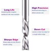SpeTool 1/4 Inch Shank Down Cut End Mill, 1 Inch