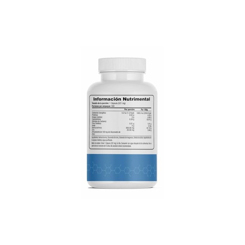Salud & Vida MX Zinc 20 Mg | 300 C?psulas