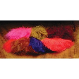 Hareline Marabou Blood QUILLS Flourescent RED