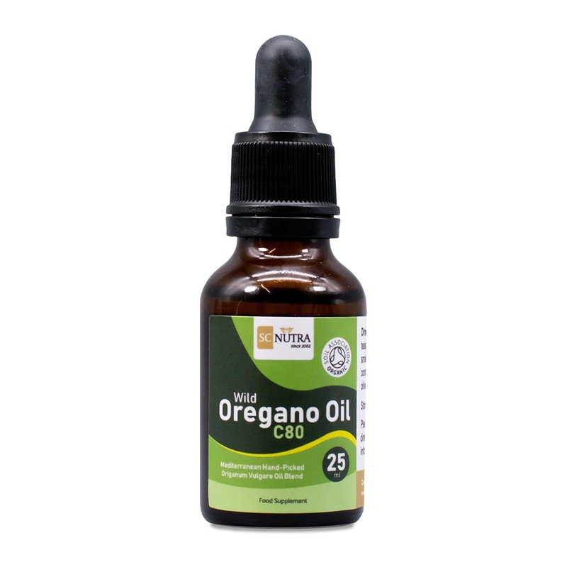 Organic Wild Oregano Oil C80 25ml | for Topical &