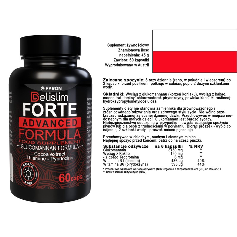 Delislim Forte - 120 Kapseln, 2er Pack