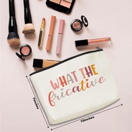 NGZS Speech Therapy Gifts Makeup Bag Speech Pathologist Gifts SLP Gifts Cosmetic Bag Speech Therapist Gift Thank You Appreciation Gift for Women Speech Language Pathologist Bestie Birthday Christmas