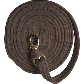 JumpTec Unisex's 520108004 Padded Lunging Rein, Brown, 8 m