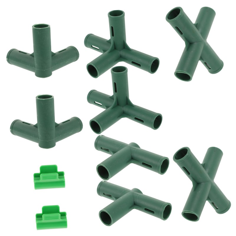 SUPVOX 3sets Greenhouse Connectors Kit Includes Right Angle and Flat