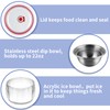 MOLIGOU Ice Chilled Dip Bowl with Lid, 22oz Chilled Serving