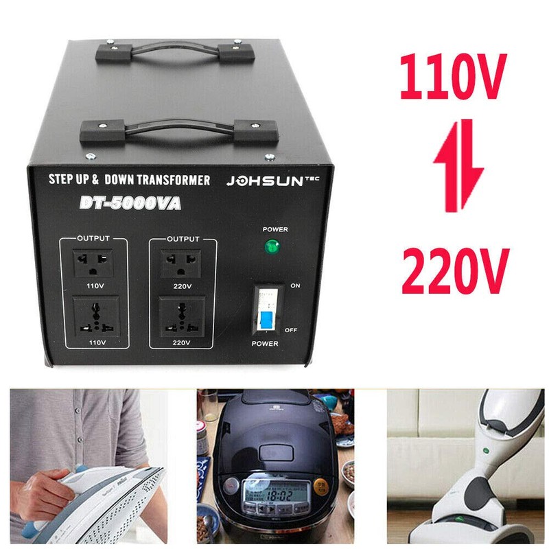 5000W Step Up & Step Down Voltage Transformer Converter, 110-220